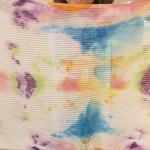 Hand made tie dye scarf never worn